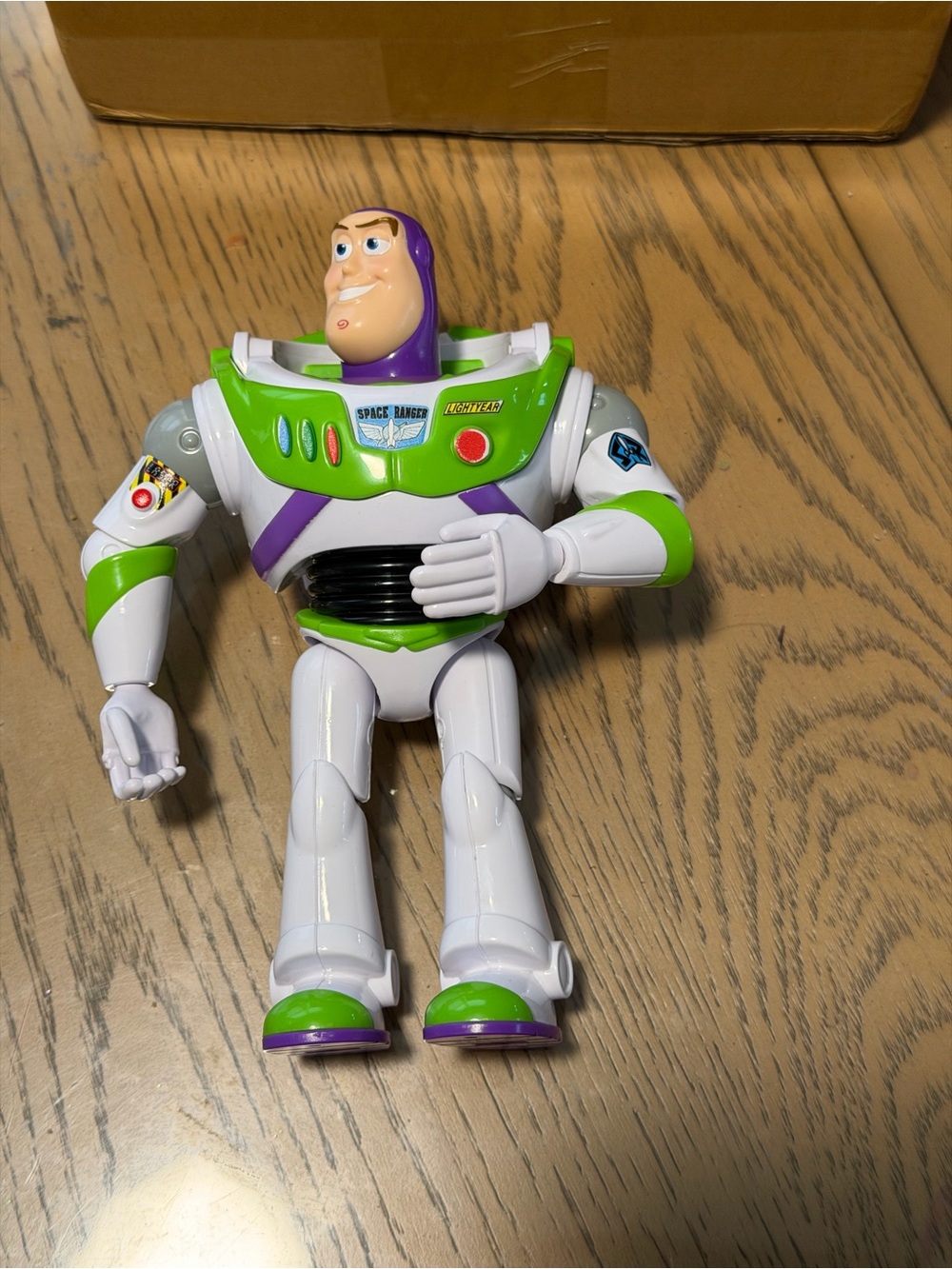 Buzz Lightyear Action Figure Toy - White, Green, Purple